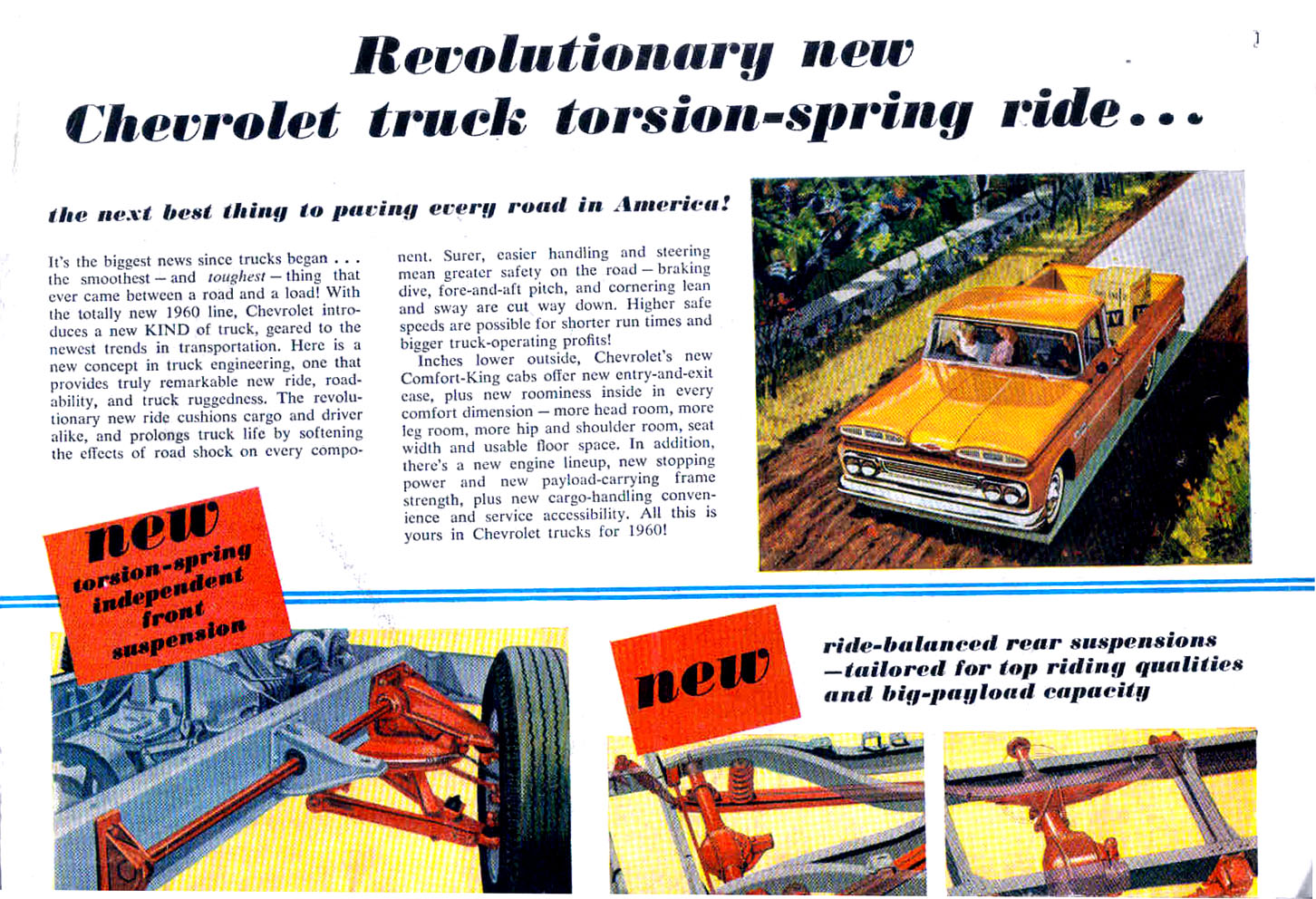 1960 Chevrolet Truck Foldout Page 4